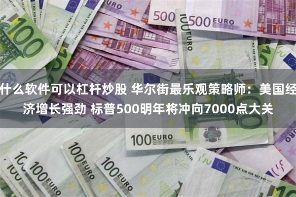 什么软件可以杠杆炒股 华尔街最乐观策略师：美国经济增长强劲 标普500明年将冲向7000点大关